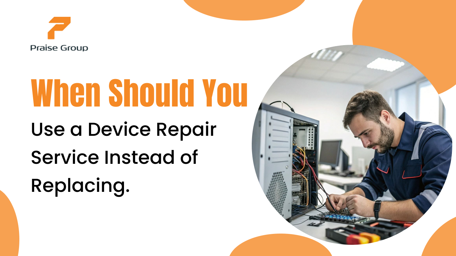 when should you use a device repair service instea...